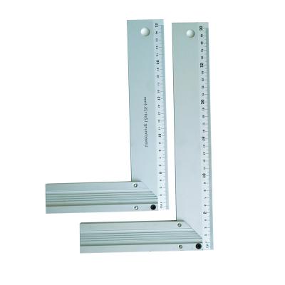 China Aluminum alloy L type woodpechers square right angle combination ruler metal square for sale