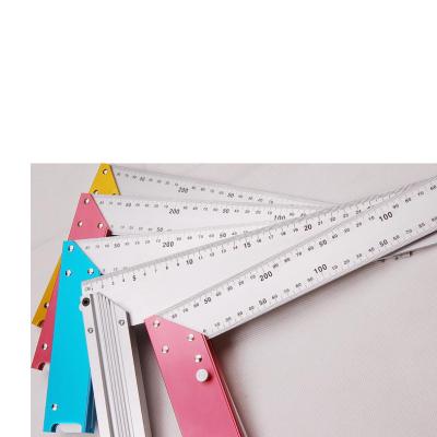 China Ruler L type Combo Square Aluminum Alloy Carpenter's Angle Ruler Carpenter's Stick Sets for sale