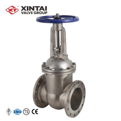 China Used In Piping Systems XINTAI 8 Inch Price 40 Pressure Flanged GOST Gate Valve With Hand Weel for sale