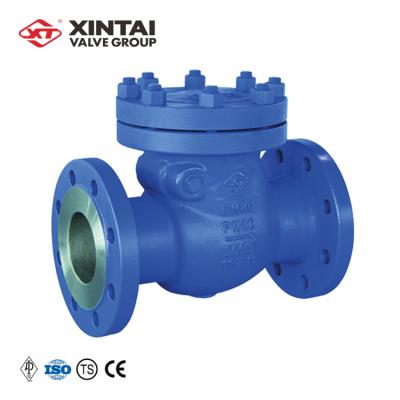 China General XINTAI H44H-40P DN80 Flanged Connection Swing Single Flap Type Non Return Check Valve for sale