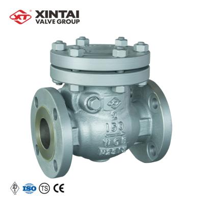 China Custom H44H-150LB General Support 2 Inch API WCB Industrial Lockable American Standard Swing Check Valve for sale