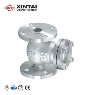 China H44W-150LB 1inch General Stainless Steel CF8 Flanged Swing Single Disc Check Valve for sale