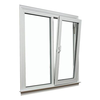 China American Standard Swing Tilt And Turn High Energy Saving Aluminum Tinted Glass Windows for sale