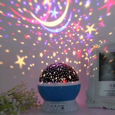 China Smart Control Night Light Sky Projector Star Moon Night Light for Children Kids Bedroom Decor Projector Nursery LED Night Light Baby Rotating Lamp for sale