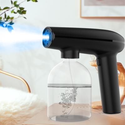 China Anywhere Nano Electric Blu-ray 6 Spray Gun Blue Light Glowing Lights Ultra Long Range 2.5m Dropshipping for sale