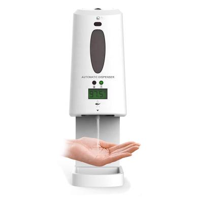 China Foam Soap Dispenser 2 In 1Non-Contact Automatic Soap Dispenser Sensor-Wall Mounted Hand Sanitizer Dispenser Temperature Measuring Machine for sale