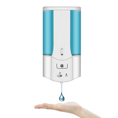 China Double Soap Dispenser 400mL Wall Mounted Automatic Infrared Induction Soap Dispenser Smart Liquid Soap Dispenser For Kitchen Bathroom Accessory for sale