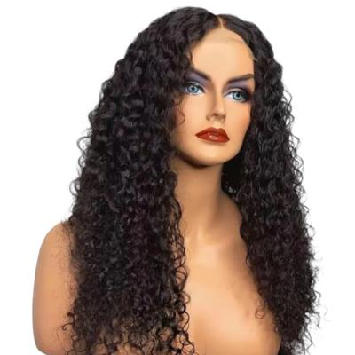 China Newest Design Water Wave Wave Wig High Temperature Flame Wholesale Deep Curly Ladies Synthetic Hair Wigs for sale