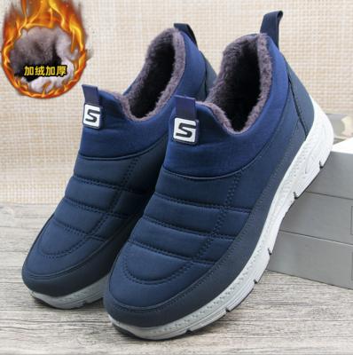 China Fashion Scratching Anti Slip Rubber Sole Cheap Men's Lightweight Fleece For Fashion Loafers Sneakers Trainers Winter Snow Warm Boots for sale