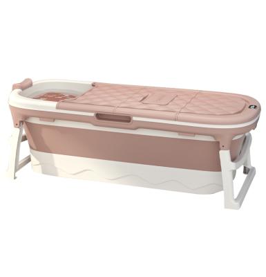 China Viable Adult Foldable Plastic Bathtub Portable Folding Temperature Display Bathtub For Adult for sale