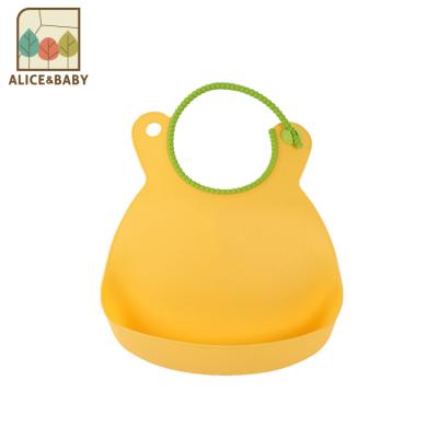 China Best Selling Multifunctional With High Quality Waterproof Soft Silicone Baby Bib For Easily Clean Children for sale