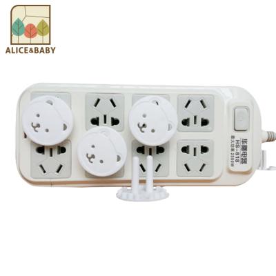 China New Novel Multifunctional Plastic Type Baby Safety Socket Cover Device Plug To European Standard for sale