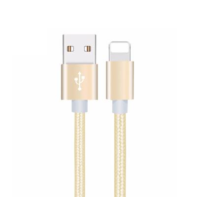 China Charging+Data Sending Cable 2.4A Nylon Braided Charging Insulation 1M Fast Charger For iPhone USB Sync Cable For Phone USB Data Cable for sale