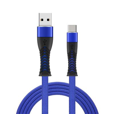 China Charging + Data Sending Match All C PORT Phone and Tablets 3 in 1 Fast Charging Type C Charger Cable 2.4A 1M Fast Charging USB Charging Cable for sale