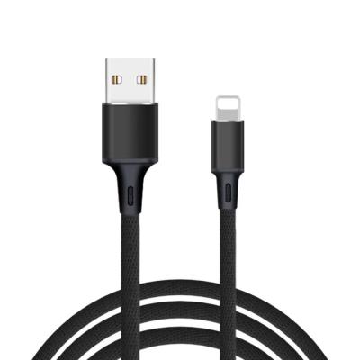 China Charging + Data Sending High Speed ​​USB Paded Fast Charger Micro USB Type-B 1M For iPhone Charger Cable for sale