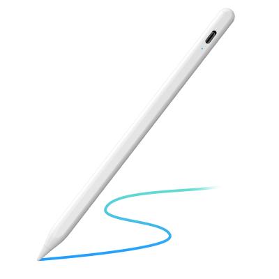 China Anti Touch 2 in 1 Active Capacitive Stylus Pen Tablet Notebook Drawing Writing Phone Pencil with Pen Tip For Apple Ipad for sale