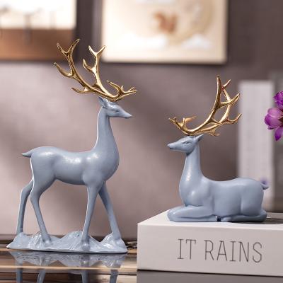 China Art Decor Wholesale Promotion DIY Deer Home Accessory Decor For Table In Cheap Price Factory Directly for sale