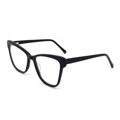 China Custom NEW Fashion Man Acetate Glass Eyewear Optical Frames Square Unique Trendy Eye Glasses Frames OEM for Women Men for sale