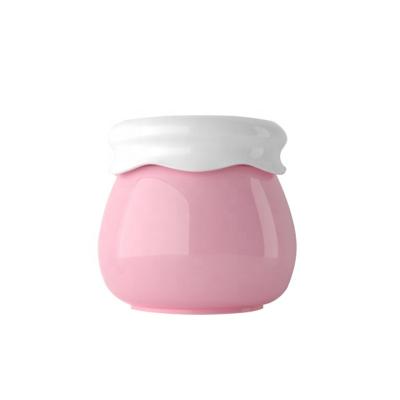 China Skin Care Creams Cute Plastic Kids Fruit Shape Cosmetic Skin Care Cream Jar With Clover Cap 10ml for sale