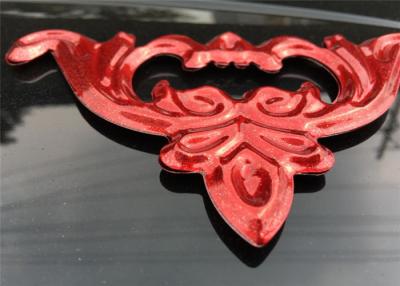 China Decorative Metallic Red Powder Coat Antioxidation High Temperature Resistance for sale