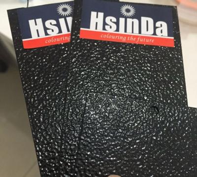 China Black Wrinkle Powder Coat Epoxy Resin Metal Surface Indoor Powder Coating for sale