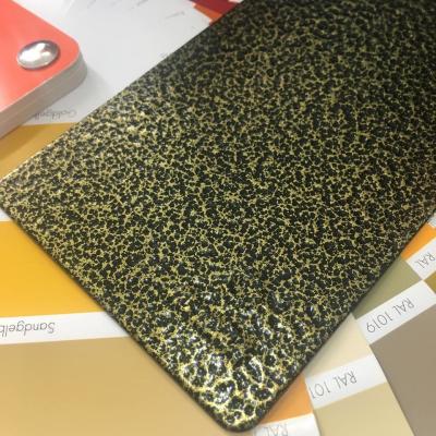 China Art Textured Powder Coat Antique Electrostatic Epoxy Polyester Powder Coating for sale