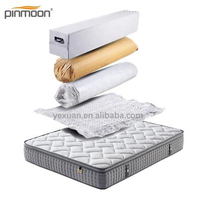 China Vacuum Rolled High Quality Queen Size Hotel Mattress Rolled A Box With Pocket Spring Coil for sale