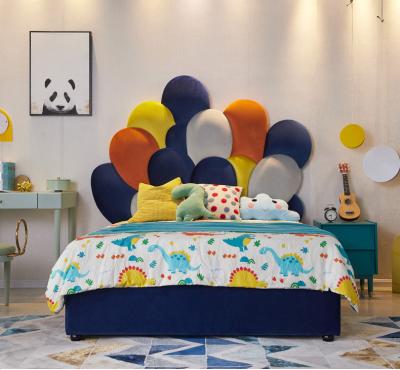 China Durable Fabric Upholstered Beds Kids Multi Storage Beds Kids Room Furniture For Kids for sale