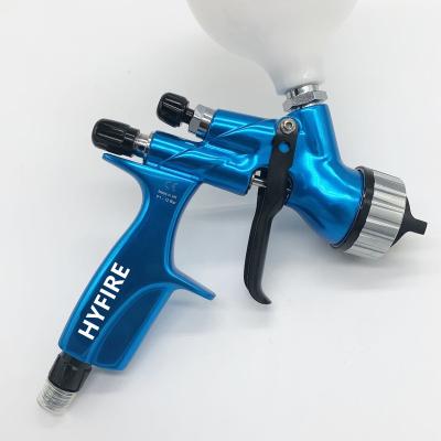 China Paint Spray Gun CV1 HVLP 1.1mm B PLUS Gravity Fed Spray Gun Basecoat B+ Air 600ml Cup 1.3mm Nozzle Use For Car for sale