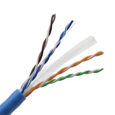 China Factory Price CCA CCS ccc UTP Cat6 Lan Cable UTP/FTP/STP/SFTP Cat5 Cat5e Cat6 Pure Copper Blue Cable for sale