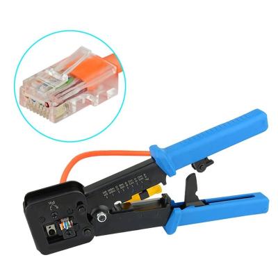 China Network Cable Crimping Crimp Tool RJ45 and RJ11 RJ12 Multi Use Pliers RJ45 8P8C Cable Crimping Tool for sale