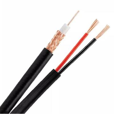 China High Quality Telecom Security Surveillance 300M RG59 2C Communication Cable RG59+2DC CCTV RG59 Siamese Coaxial Cable With Power for sale