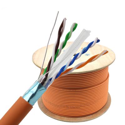 China Pure Copper CCS CCC 1000Ft 305M Coiled Cat 5E/Cat6A/Cat7 Utp CCA FTP Cat6a Cable With Access Box Packing for sale