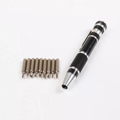 China Laptop screwdriver repair tool 9 in 1 mini precision screwdriver set pen screwdriver for sale