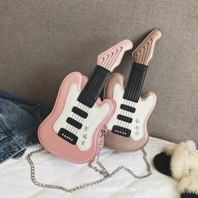 China Wholesale UCHOME Dress Factory Price Lady Fashion Women Guitar Shape Shoulder Bag Handbag for sale