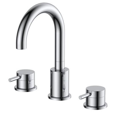 China Faucets China Manufacturer Three-hole Basin Mixer Metered Toilet Faucet for sale