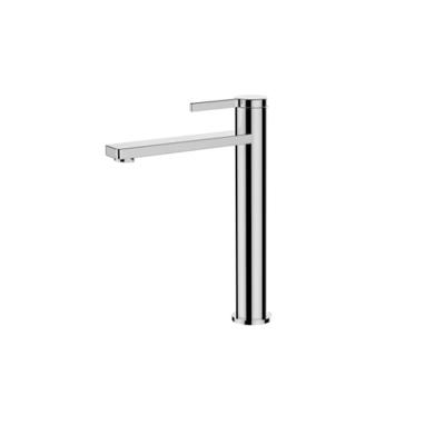 China Hot Selling Metered Faucets Brass Cooper Single Hole Step Up High Basin Sink Faucet Mixer Tap for sale