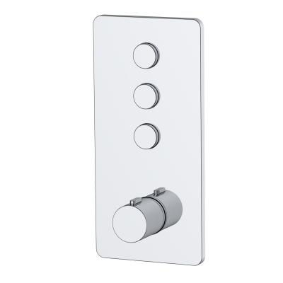 China Without Concealed Brass Thermostatic Valve Mixer Slide Bar Modern Style With 3 Way Diverter for sale