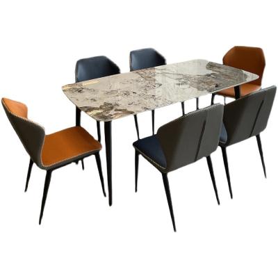 China Fashion adjustable modern style hot sale ceramic rock panel tables living room set (other) dining table à venda