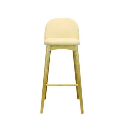 China Luxury Modern High Quality Modern High Bar Chair Wood Iron Restaurant Chair Stools Chair Luxury Bar for sale