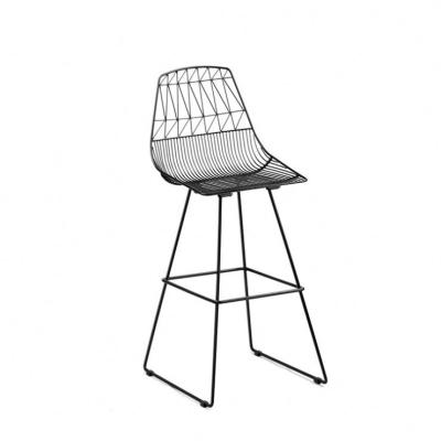 중국 bertoia bistro cafe style iron metal industrial metal wire stools modern bar chair vintage industrial barstools 판매용