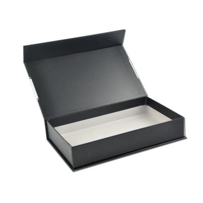 China Fancy Recyclable Cheap Paper Magnetic Closure Price Black Manufacturer China Gift Box for sale