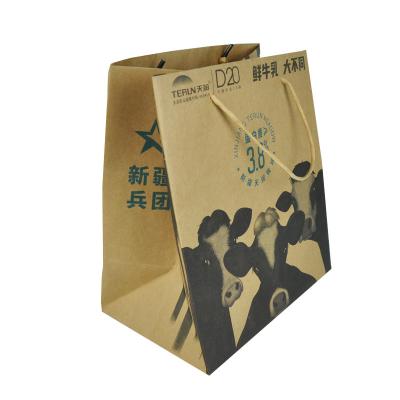 China Eco Friendly CMYK Recyclable Kraft Paper Custom Printing Coffee Bag Printing Craft Paper Bag for sale