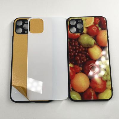 China Anti-drop Sublimation Phone Case For Iphone 12 With Tempered Glass Blank Insert And Precise Hole for sale