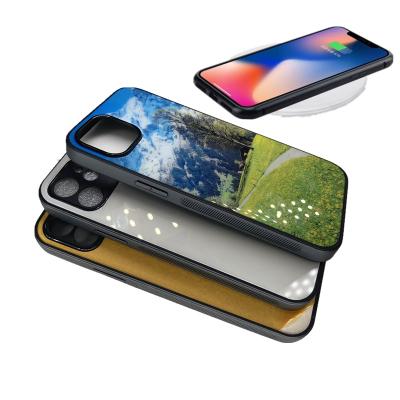 China Customization Sublimation Cell Phone Glossy Good Quality Blank Case For Iphone 13 Pro Support Radio Filling for sale