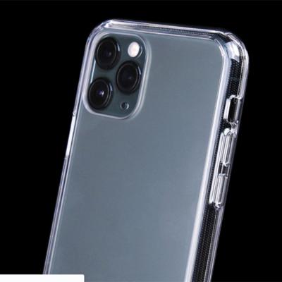 China Shock Proof Shell for iphone 12 hot sale 1mm shockproof transparent PC tpu frame back phone case for galaxy A750 A7 2018 for sale