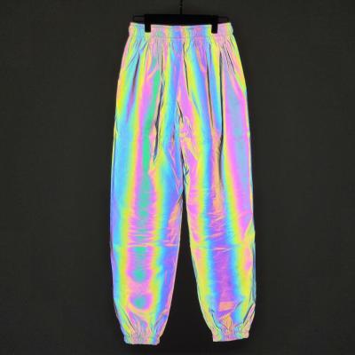 China Wholesale Breathable Reflective Hip Hop Rainbow Joggers Night Running Panties for sale