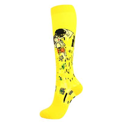 China Breathable Breathable Sublimation Sports Socks Summer Custom 3d Printing Football Grip Socks for sale