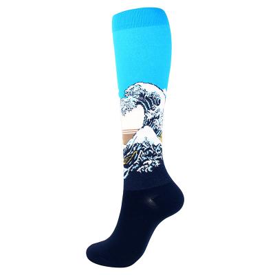 China Breathable Breathable Women Socks Running Socks 3d Polyester 360 Seamless Socks Printing for sale