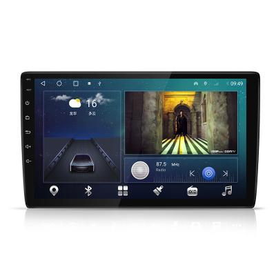 China GPS 10 Inch Android 2+32G Touch Screen Radio 4G Network Smart Octagonal Capacitive Car DVD Player Universal Car Navigation for sale